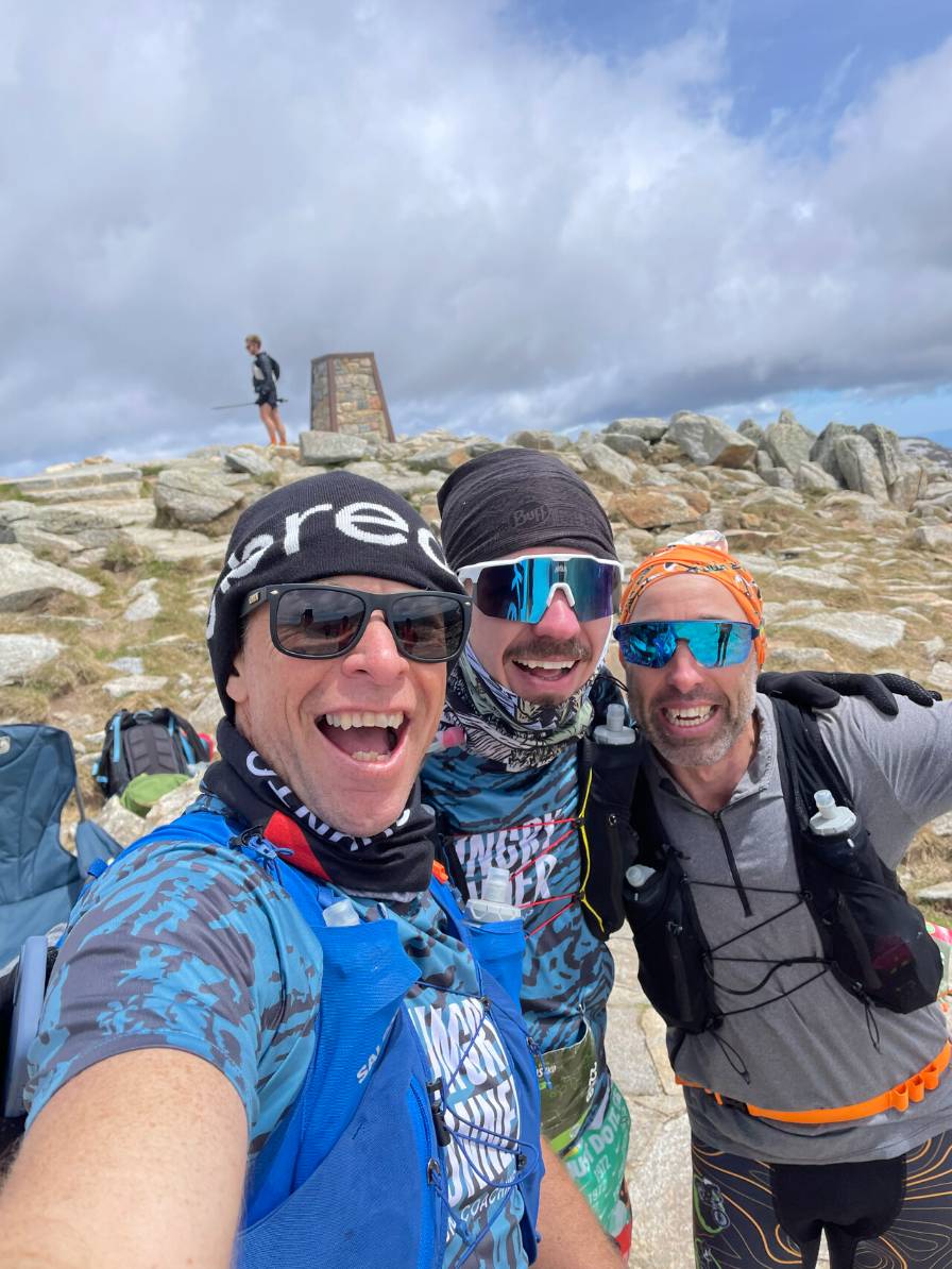 At the summit with Richo & Sam